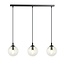Emibig Emibig COSMO 3 BL TRANSPARENT - Modern pendant lamp for any space