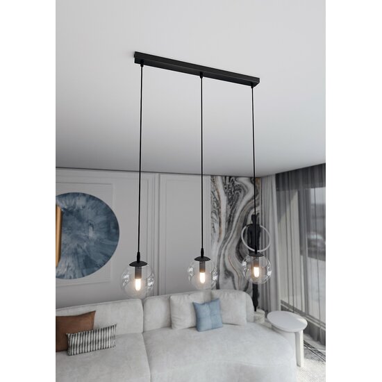 Emibig Emibig COSMO 3 BL TRANSPARENT - Lámpara colgante moderna para cualquier espacio