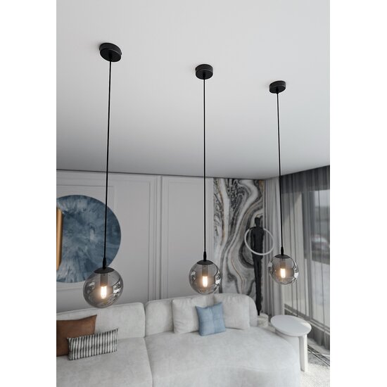Emibig Emibig COSMO 1 BL GRAFIT - Moderne hanglamp voor elke ruimte