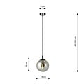 Emibig Emibig COSMO 1 BL GRAFIT - Moderne Pendelleuchte für stilvolle Beleuchtung