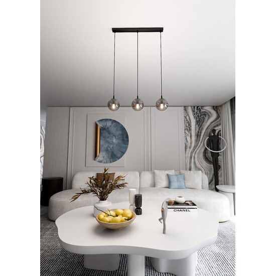Emibig Emibig COSMO 3 BL GRAFIT - Moderne hanglamp voor een stijlvolle uitstraling