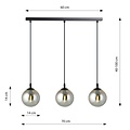 Emibig Emibig COSMO 3 BL GRAFIT - Lampe suspendue moderne pour un look élégant