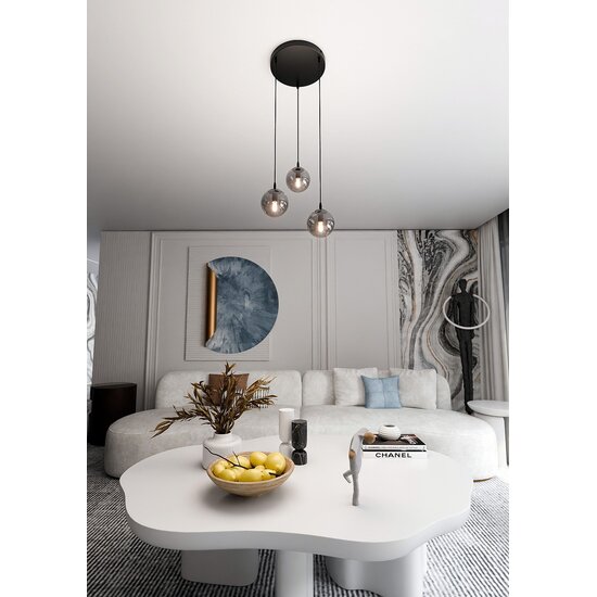 Emibig Emibig COSMO 3 BL PREMIUM GRAFIT - Moderne Pendelleuchte für jeden Raum