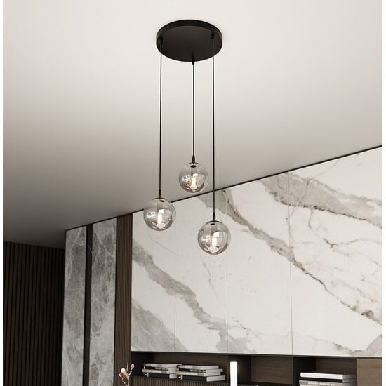 Emibig Emibig COSMO 3 BL PREMIUM GRAFIT - Lampe suspendue moderne pour tous les espaces