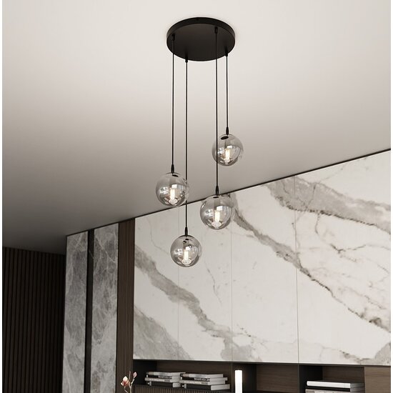Emibig Emibig COSMO 4 BL PREMIUM GRAPHITE - Modern pendant lamp for any space