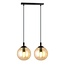 Emibig Emibig COSMO 2 BL MIODOWY - Modern pendant lamp with amber shade
