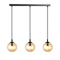 Emibig Emibig COSMO 3 BL MIODOWY - Lampe suspendue moderne avec abat-jour ambre