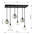 Emibig Emibig COSMO 6 BL MIX2 Suspension - Design moderne pour tous les espaces