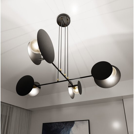 Emibig Emibig IDEA 4 BLACK - Modern pendant lamp for stylish lighting