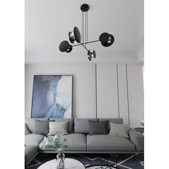 Emibig Emibig IDEA 4 BLACK - Modern pendant lamp for stylish lighting