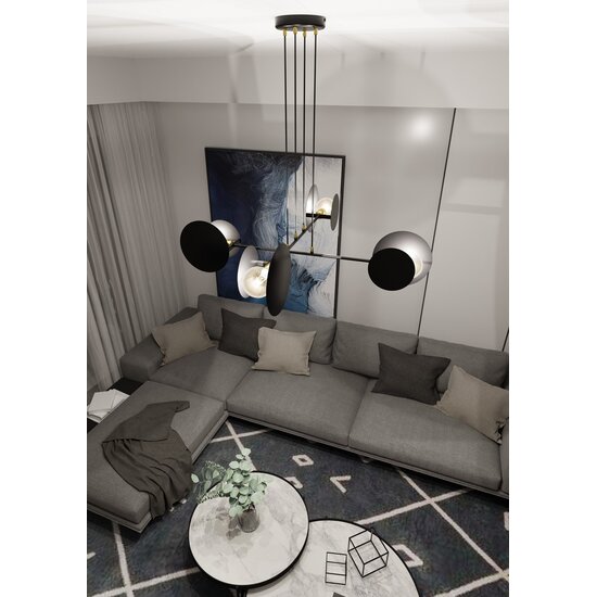 Emibig Emibig IDEA 4 BLACK - Modern pendant lamp for stylish lighting