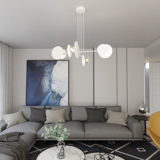 Emibig Emibig IDEA 4 WHITE Hanglamp - Modern design voor elke ruimte