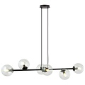 Emibig Emibig ROSSI 6 BL TRANSPARENT - Lámpara colgante moderna para una iluminación elegante
