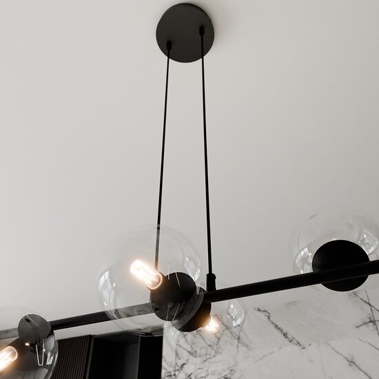 Emibig Emibig ROSSI 6 BL TRANSPARENT - Lámpara colgante moderna para una iluminación elegante