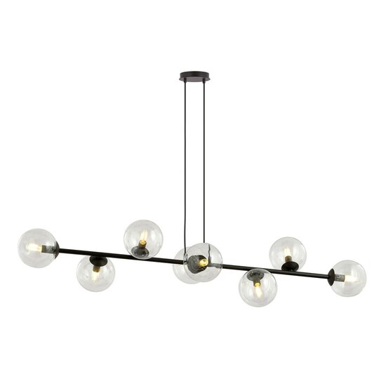 Emibig Emibig ROSSI 8 BL TRANSPARENT - Moderne hanglamp voor sfeervolle verlichting
