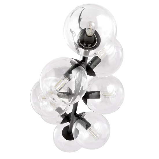 Emibig Emibig ROSSI 8 BL TRANSPARENT - Moderne hanglamp voor sfeervolle verlichting