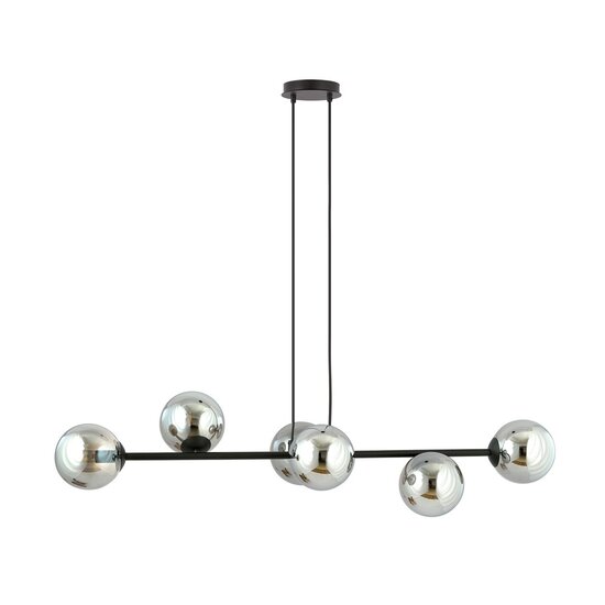 Emibig Emibig Rossi 6 BL Graphite - Lampe Suspendue Moderne pour Intérieurs Élégants