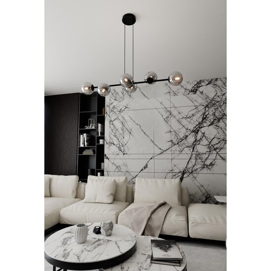 Emibig Emibig ROSSI 6 BL GRAFIT - Lampe suspendue moderne pour un éclairage élégant