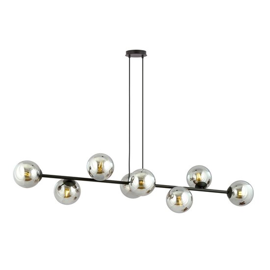 Emibig Emibig ROSSI 8 BL GRAFIT - Moderne hanglamp voor sfeervolle verlichting