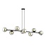 Emibig Emibig ROSSI 8 BL GRAFIT - Moderne hanglamp voor sfeervolle verlichting