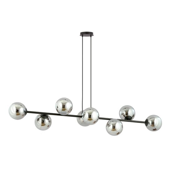 Emibig Emibig ROSSI 8 BL GRAFIT - Moderne hanglamp voor sfeervolle verlichting