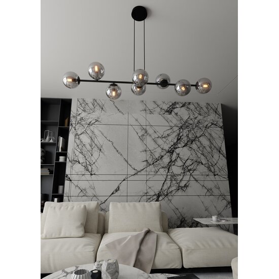 Emibig Emibig ROSSI 8 BL GRAFIT - Moderne Pendelleuchte für stilvolles Ambiente