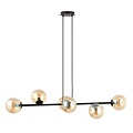 Emibig Emibig Rossi 6 Suspension - Design moderne avec abat-jour en ambre