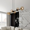 Emibig Emibig ROSSI 6 BL MIODOWY - Moderne hanglamp voor sfeervolle verlichting