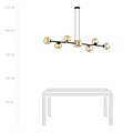 Emibig Emibig ROSSI 8 BL MIODOWY - Lampe suspendue moderne pour un éclairage élégant