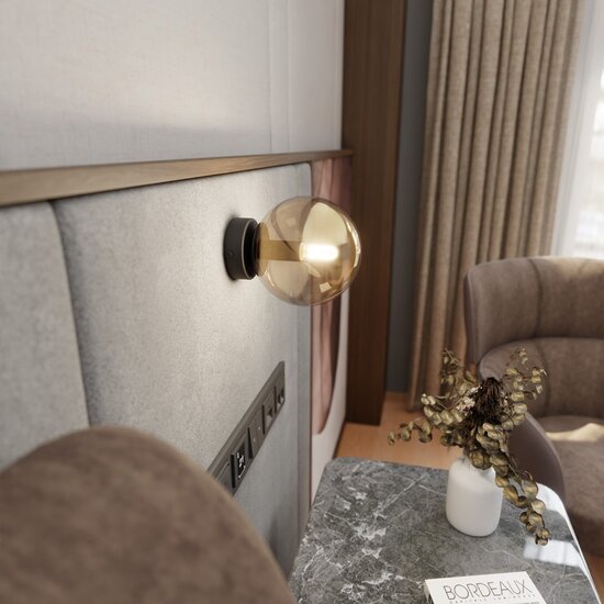 Emibig Emibig Rossi K1 Suspension - Design moderne avec abat-jour ambre