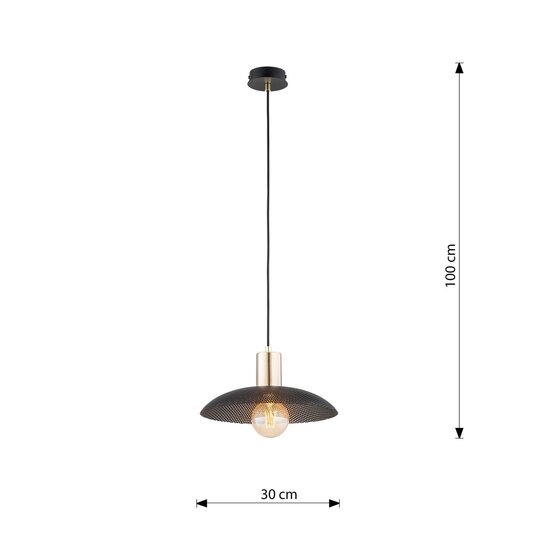 Emibig Emibig SPIRIT 1 BLACK - Elegant Japandi Pendant Light