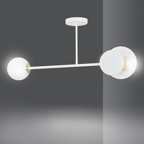 Emibig Emibig MINERVA 2 WHITE - Moderne plafondlamp voor elke ruimte