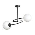 Emibig Emibig SELBI 2 Lampe Plafond Noire - Design Moderne pour Chaque Espace