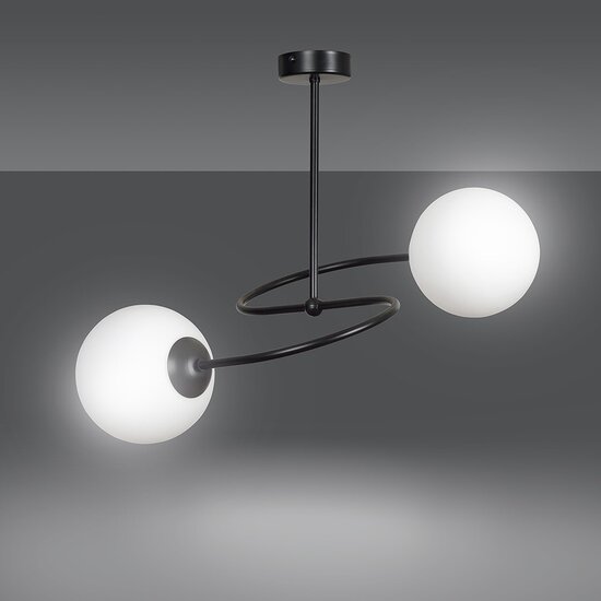 Emibig Emibig SELBI 2 Deckenlampe Schwarz - Modernes Design für jeden Raum