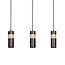 Emibig Emibig AKARI 3 BLACK - Stylish Japandi Pendant Lamp