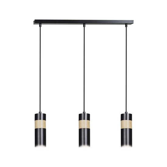 Emibig Emibig AKARI 3 BLACK - Stijlvolle Japandi Hanglamp