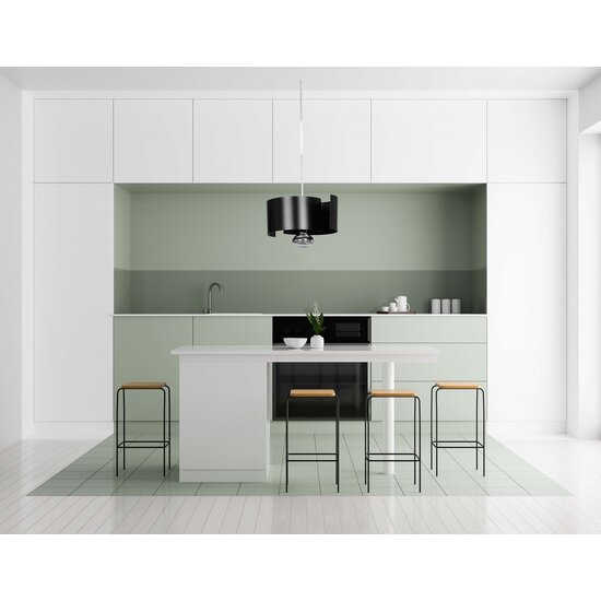 Emibig Emibig VIXON 1 BLACK - Moderne hanglamp van gepoedercoat staal