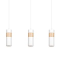 Emibig Emibig AKARI 3 WHITE - Élégante lampe suspendue Japandi