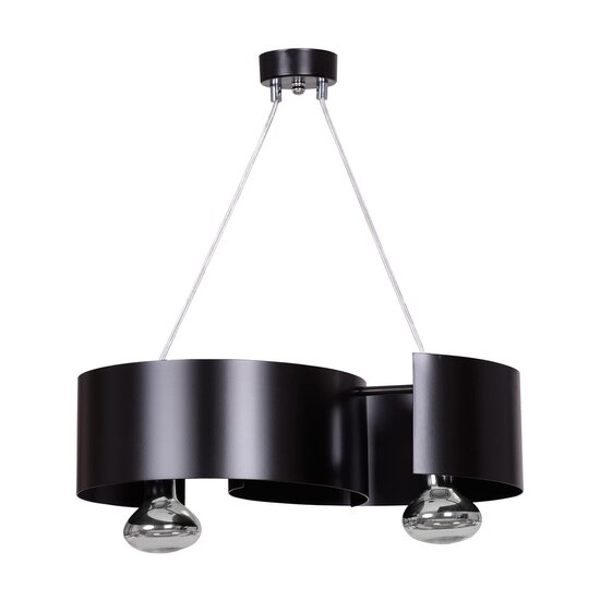 Emibig Emibig VIXON 2 Black - Modern pendant lamp made of powder-coated steel