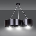 Emibig Emibig VIXON 3 BLACK - Modern pendant lamp made of powder coated steel