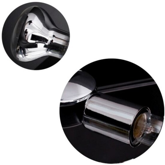 Emibig Emibig VIXON 3 BLACK - Lampe suspendue moderne en acier revêtu de poudre