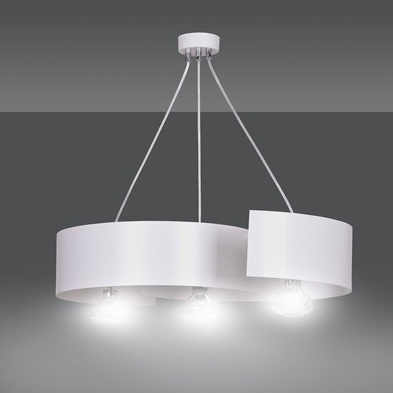 Emibig Emibig VIXON 3 WHITE - Moderne hanglamp voor elke ruimte