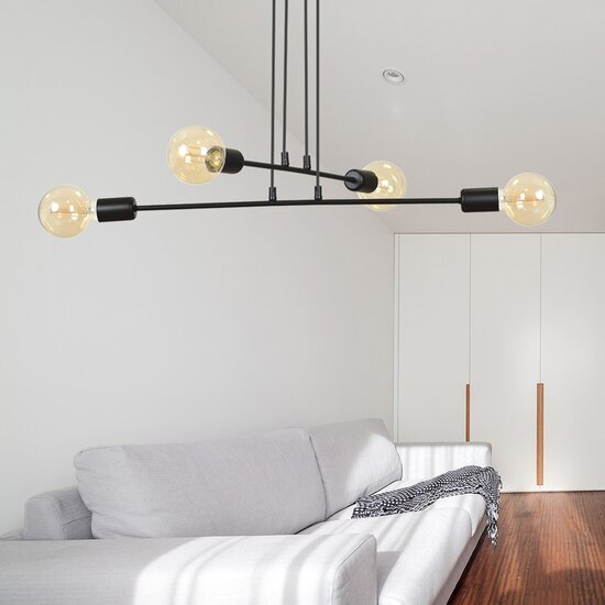 Emibig Emibig MULTIPO 4 Black Pendant Lamp - Minimalist Design for Any Space