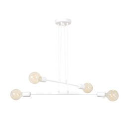 Emibig MULTIPO 4 Lampe Suspendue Blanche