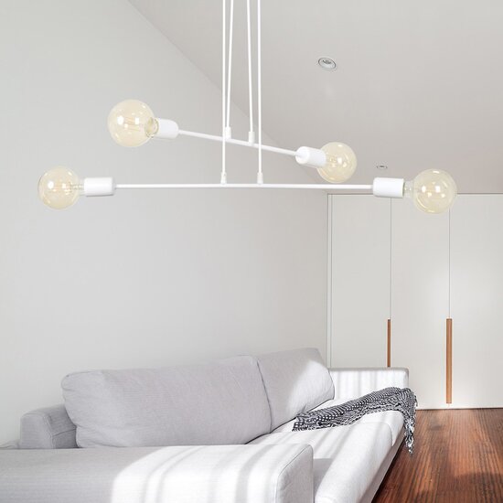 Emibig Emibig MULTIPO 4 Witte Hanglamp - Minimalistisch Design voor Elke Ruimte