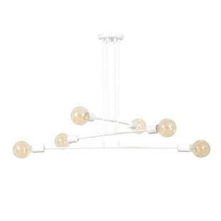 Emibig MULTIPO 6 Lampe Suspendue Blanche