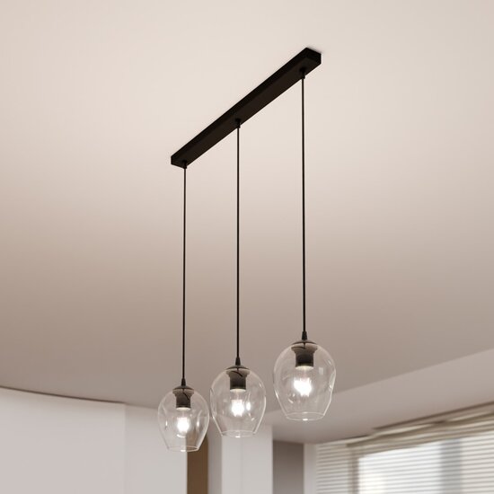 Emibig Emibig ISTAR 3 BL Transparent - Moderne Pendelleuchte für stilvolles Ambiente