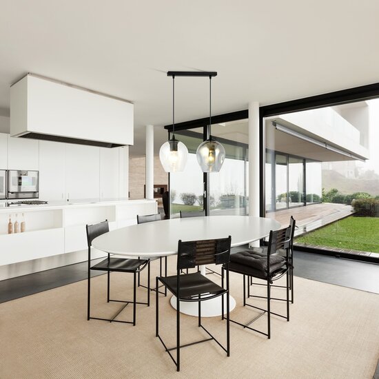 Emibig Emibig ISTAR 2 BL MIX - Lámpara colgante moderna con pantalla transparente