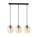 Emibig Emibig ISTAR 3 Hanglamp - Modern design met amber glazen kap