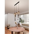 Emibig Emibig ISTAR 3 Hanglamp - Modern design met amber glazen kap